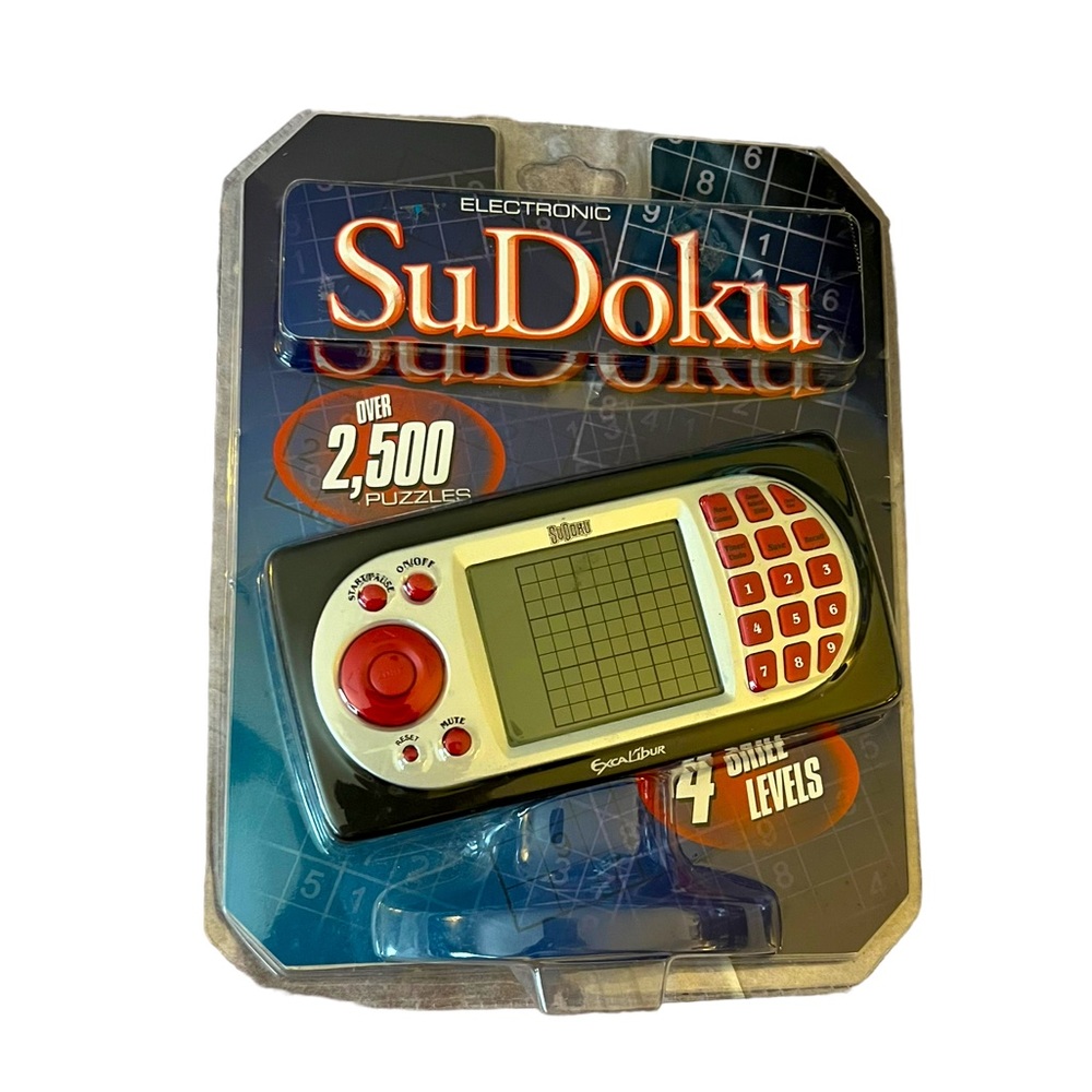 NEW!  SuDoku Electronic Handheld Puzzle Game with 2500 Puzzles!